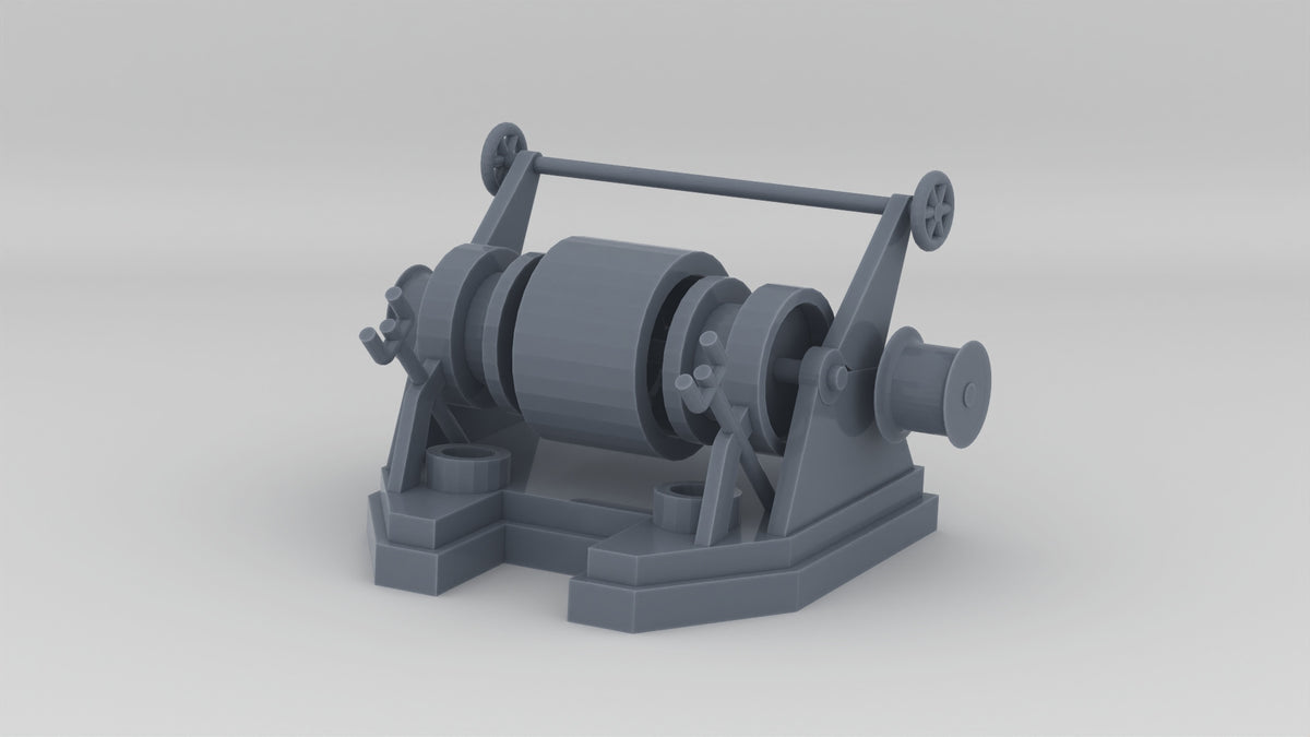 1/96 US Liberty-class Bow Windlass - distefan 3d print