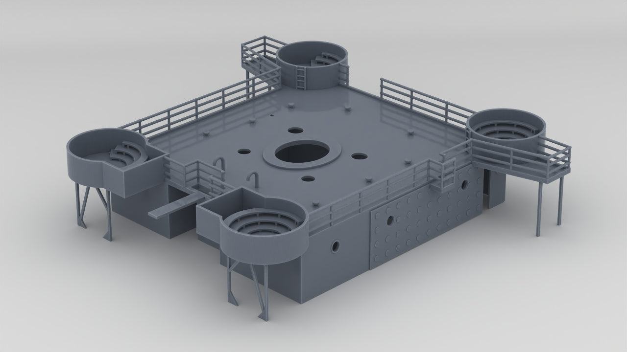 1/96 US Liberty-class Bridge Deck - distefan 3d print