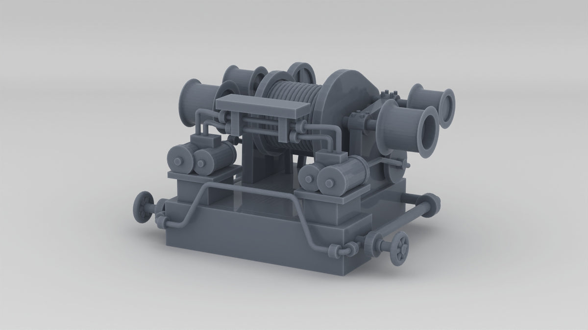 1/96 US Liberty-class Cargo Winch - distefan 3d print