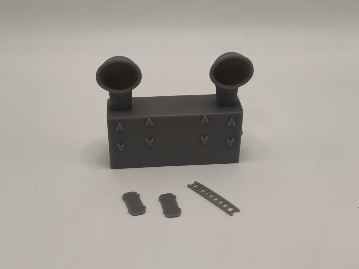 1/96 US Liberty-class Forward Mast House - distefan 3d print