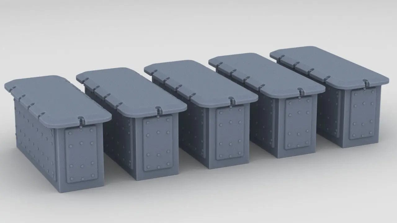 1/96 USN 20mm Storage Lockers Set (5pcs) - distefan 3d print