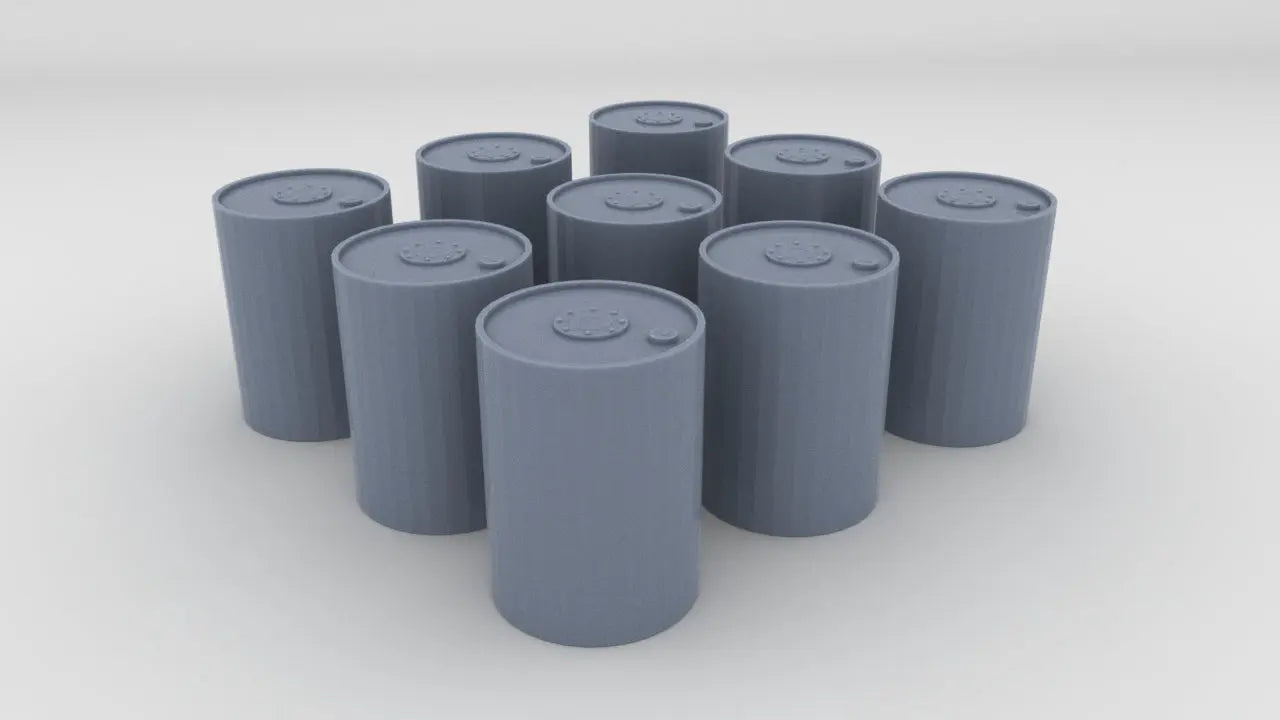 1/96 USN 300lb Depth Charges Mk6 Set (9pcs)