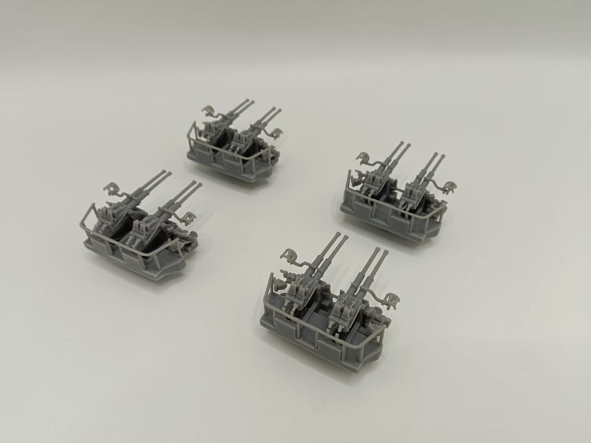 1/96 USN 40mm Bofors Quad Mount Set (4pcs) - distefan 3d print