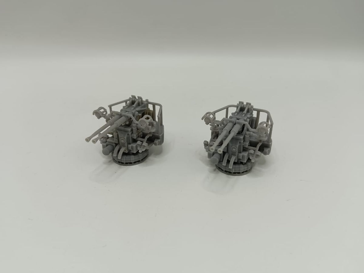 1/96 USN 40mm Bofors Twin Mount Set (2pcs) - distefan 3d print