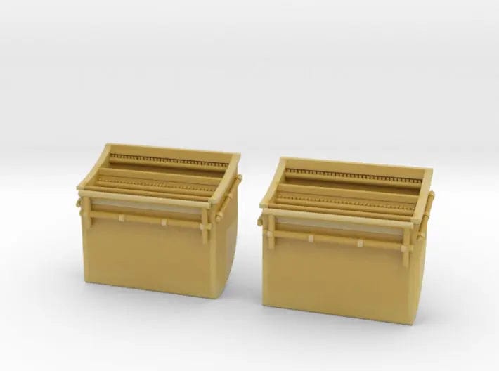1/96 USN box for signal flag set 2pcs - distefan 3d print