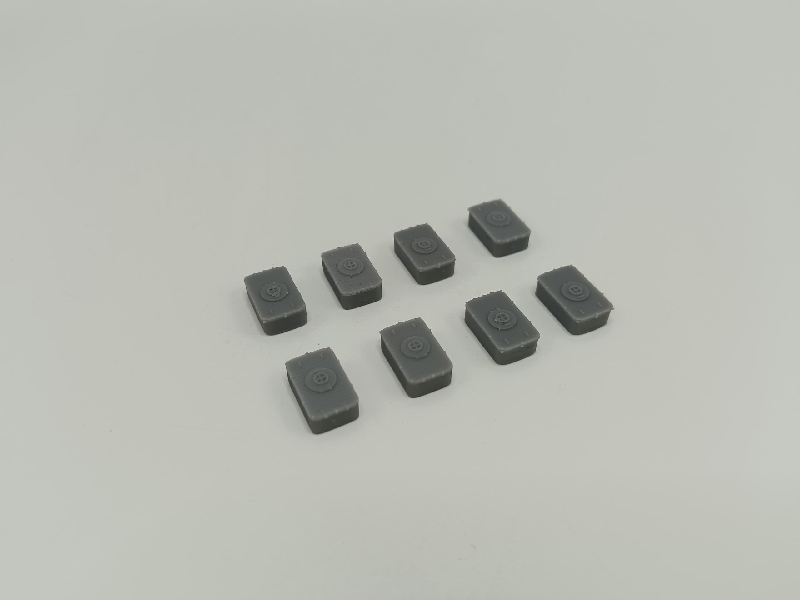 1/96 USN Destroyer Deck Hatches v1 Set (8pcs) - distefan 3d print