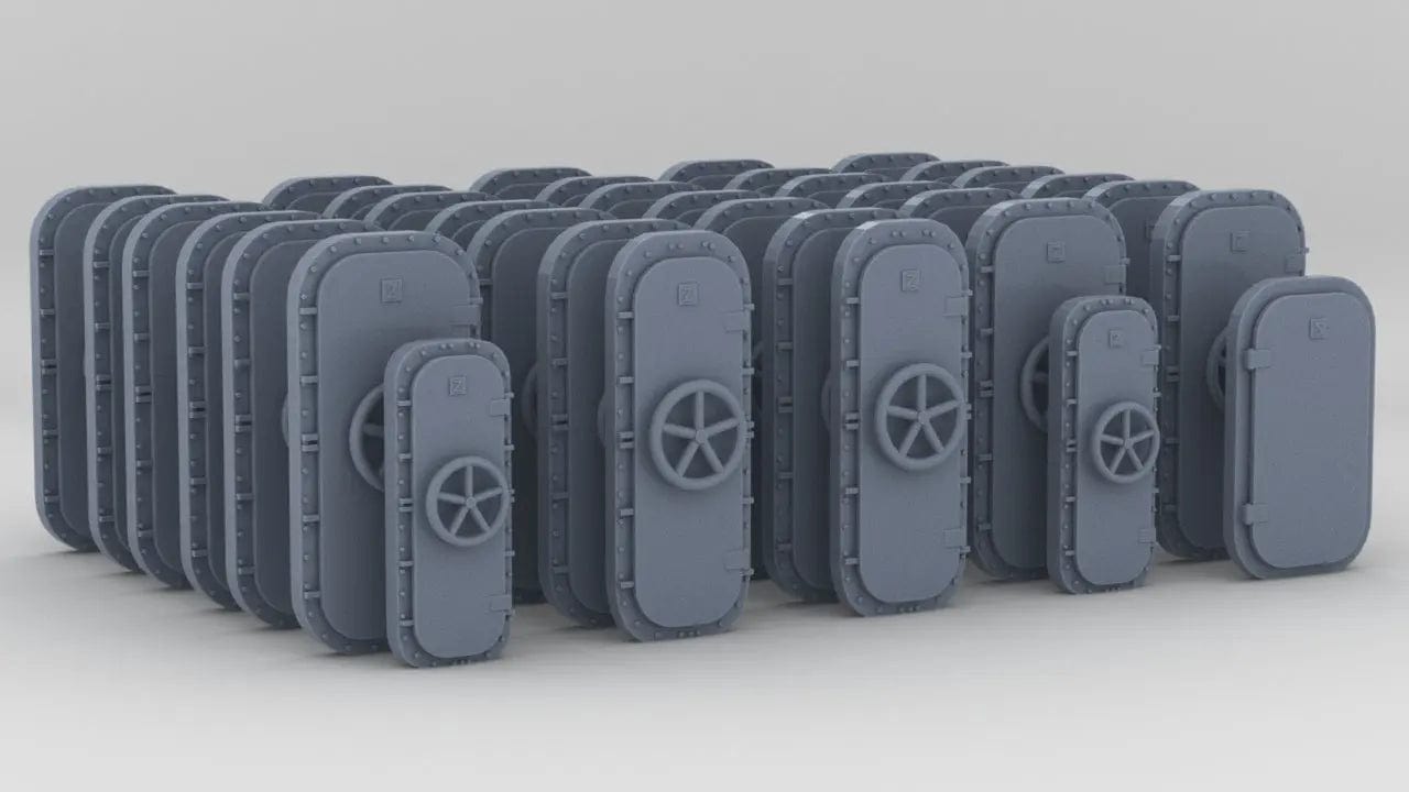 1/96 USN Indianapolis (CA-35) Watertight Set (35pcs) - distefan 3d print