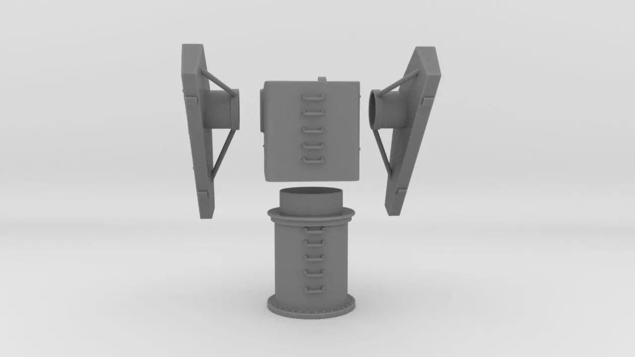 1/96 USN Mk10 Terrier Missile Launcher Kit - distefan 3d print