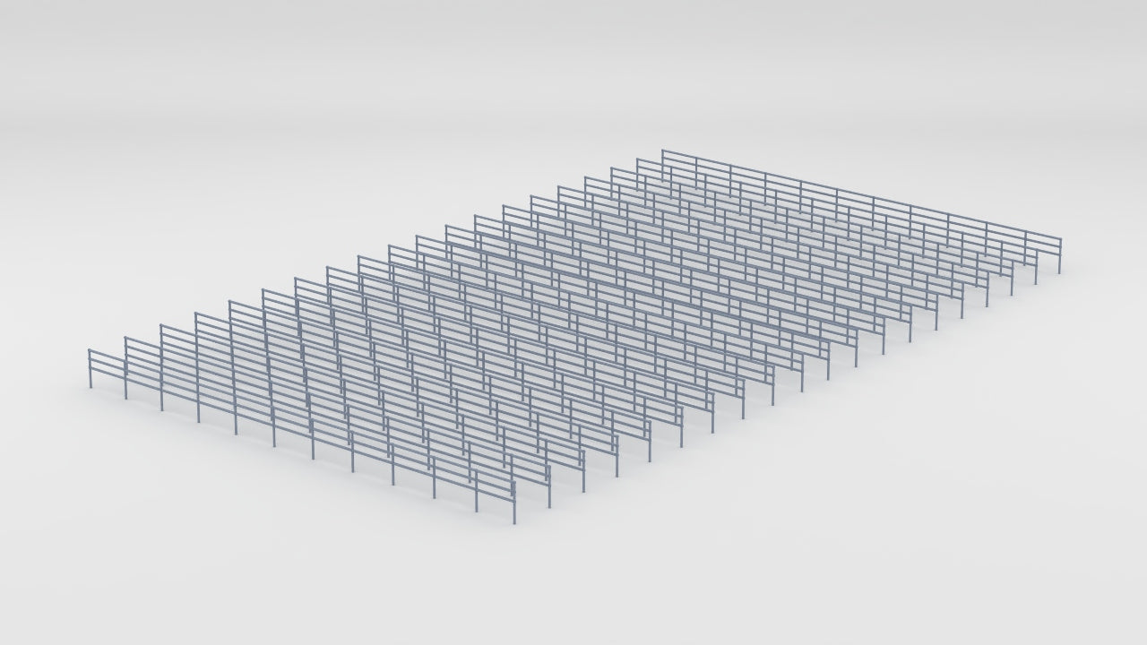 1/96 USN WWII Ship’s Railing Set (20pcs) - distefan 3d print