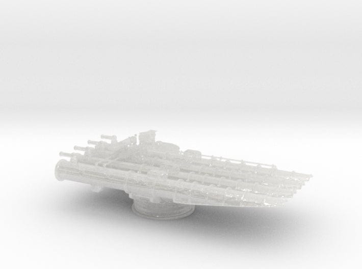 1/96 USS 21in quadruple torpedo tube launcher - distefan 3d print