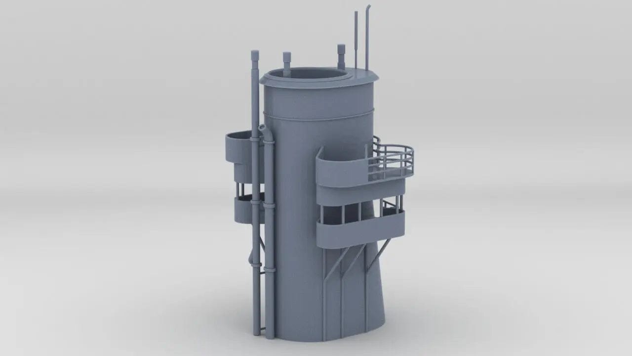 1/96 USS Arizona BB39 Funnel - distefan 3d print