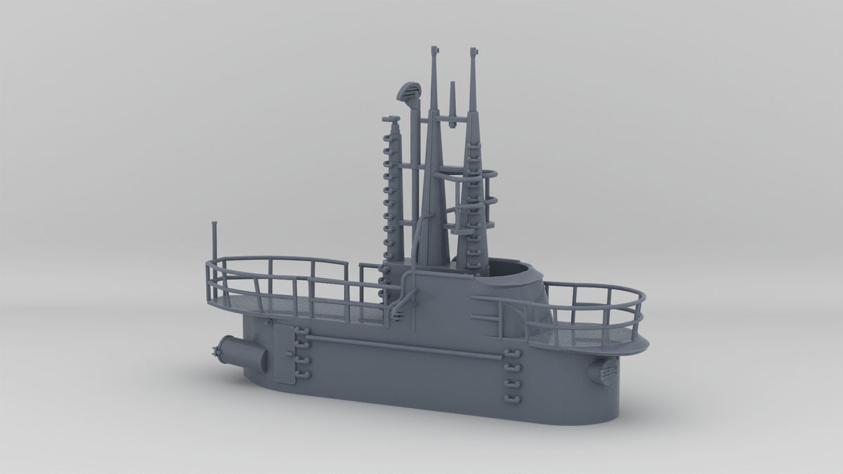 1/96 USS Balao Conning Tower - distefan 3d print
