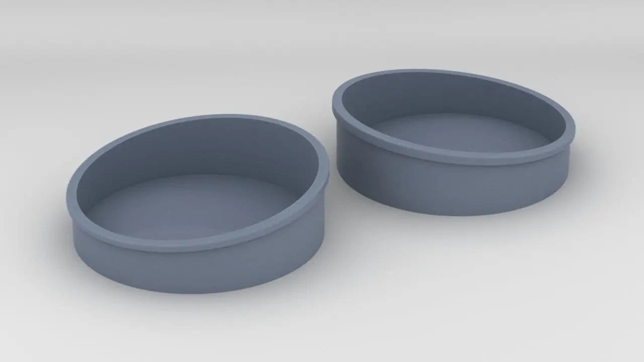 1/96 USS Baltimore (CA-68) Aft Main Deck 40mm Tub Set (2pcs) - distefan 3d print