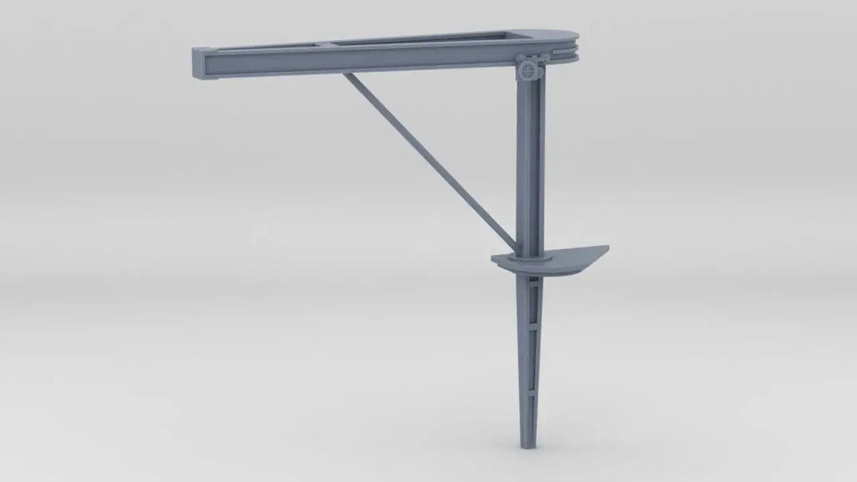 1/96 USS Fletcher Forward Torpedo Crane - distefan 3d print