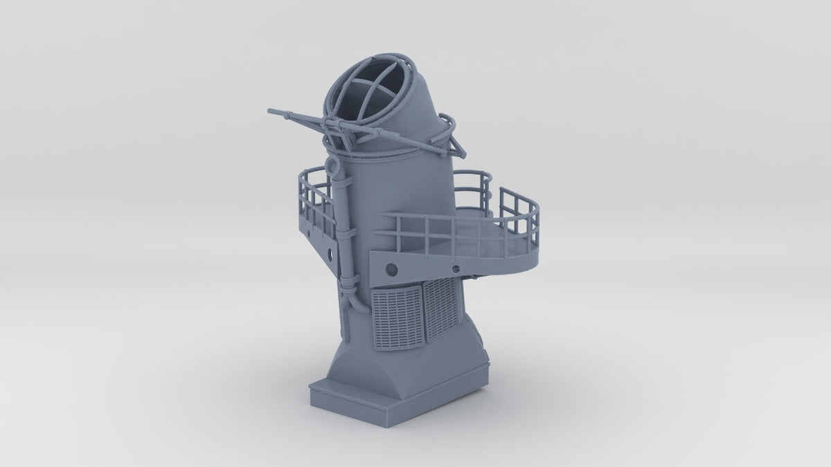 1/96 USS Fletcher Funnel 2 Mk51 Platform (Lifeline Variant) - distefan 3d print