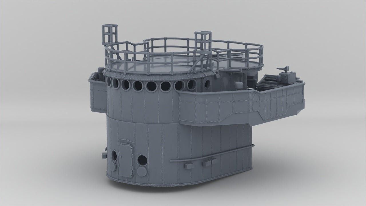1/96 USS Fletcher Round Bridge Deck w/o Peak Protosoon