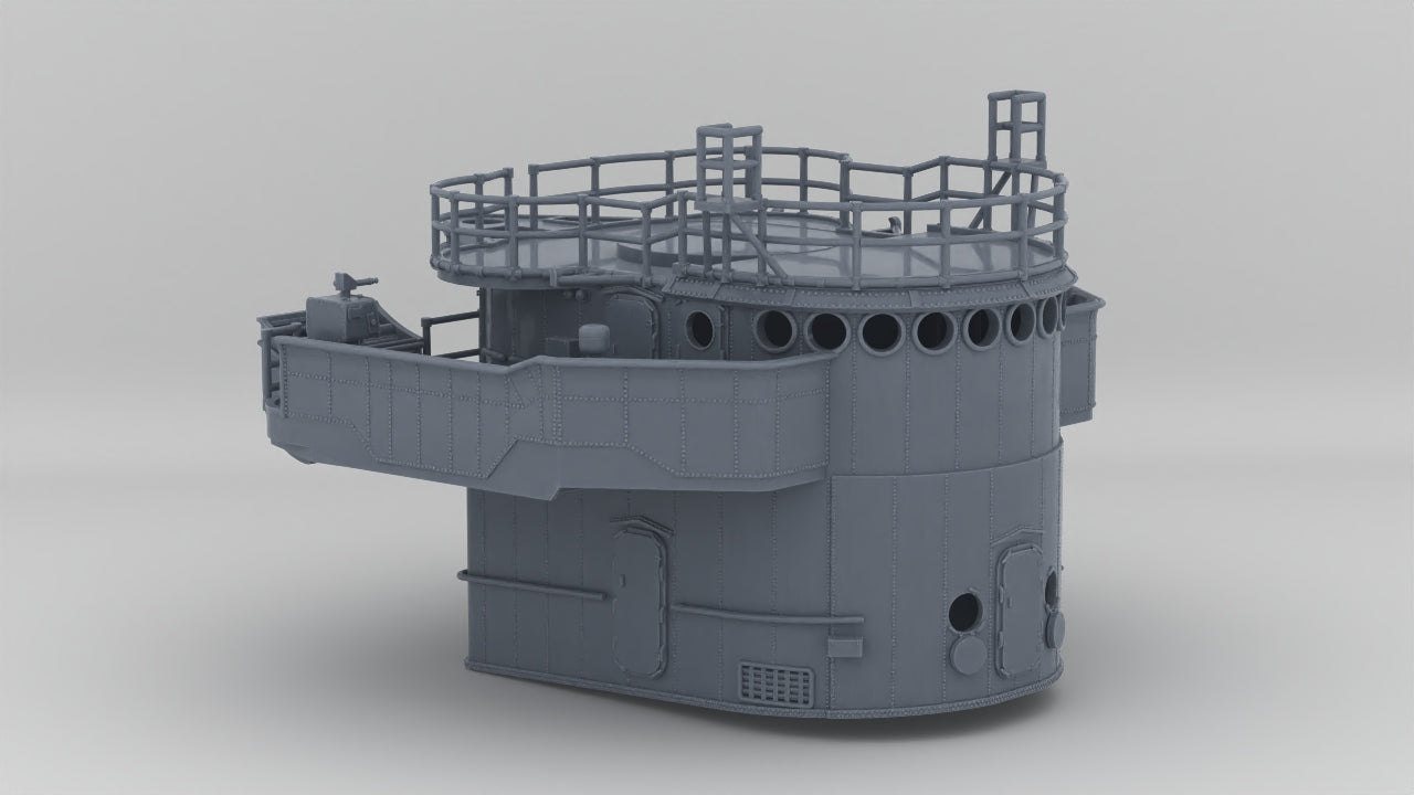 1/96 USS Fletcher Round Bridge Deck w/o Peak Protosoon