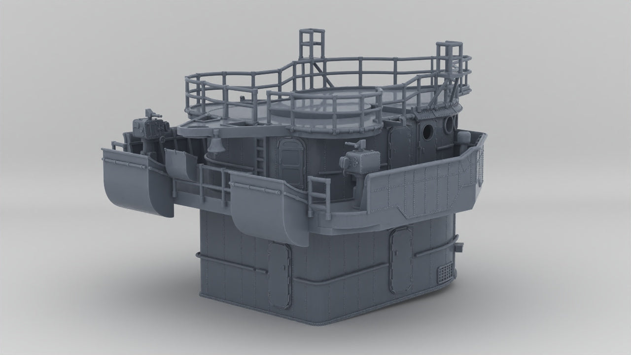 1/96 USS Fletcher Round Bridge Deck Protosoon