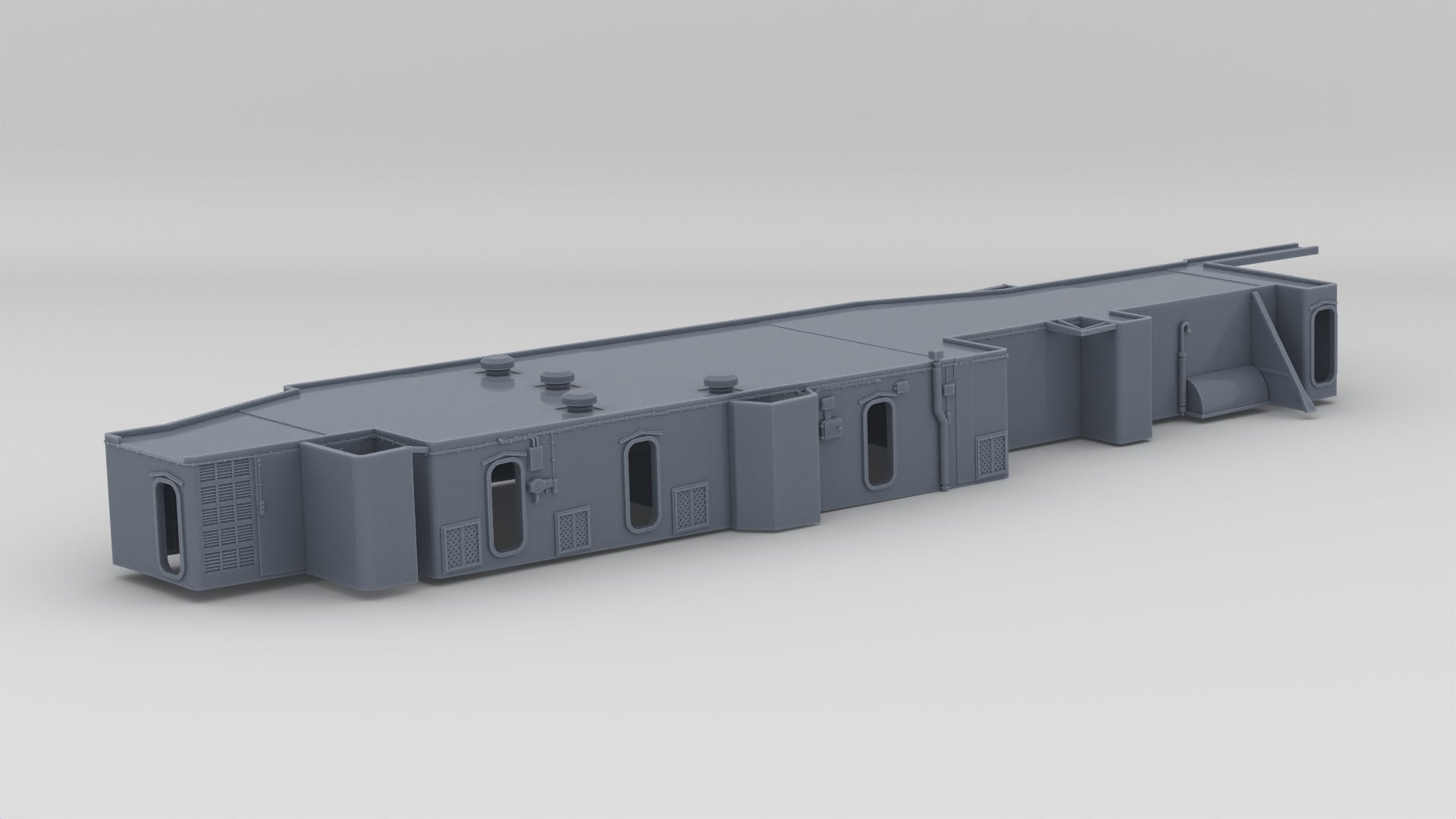 1/96 USS Fletcher Structure Amidships Deck 1 Protosoon