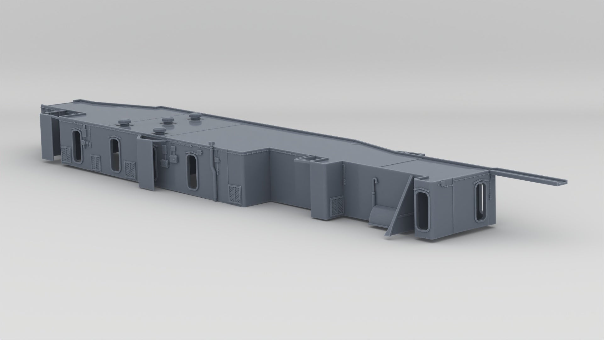 1/96 USS Fletcher Structure Amidships Deck 1 Protosoon