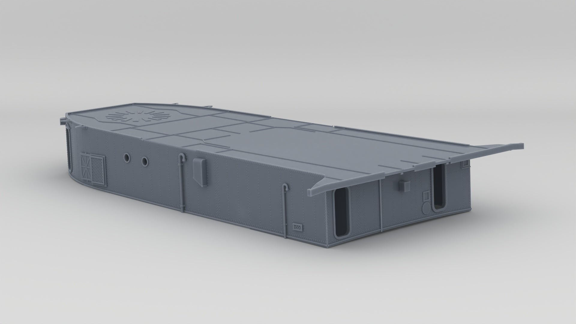 1/96 USS Fletcher Structure Forward Deck 1 Protosoon