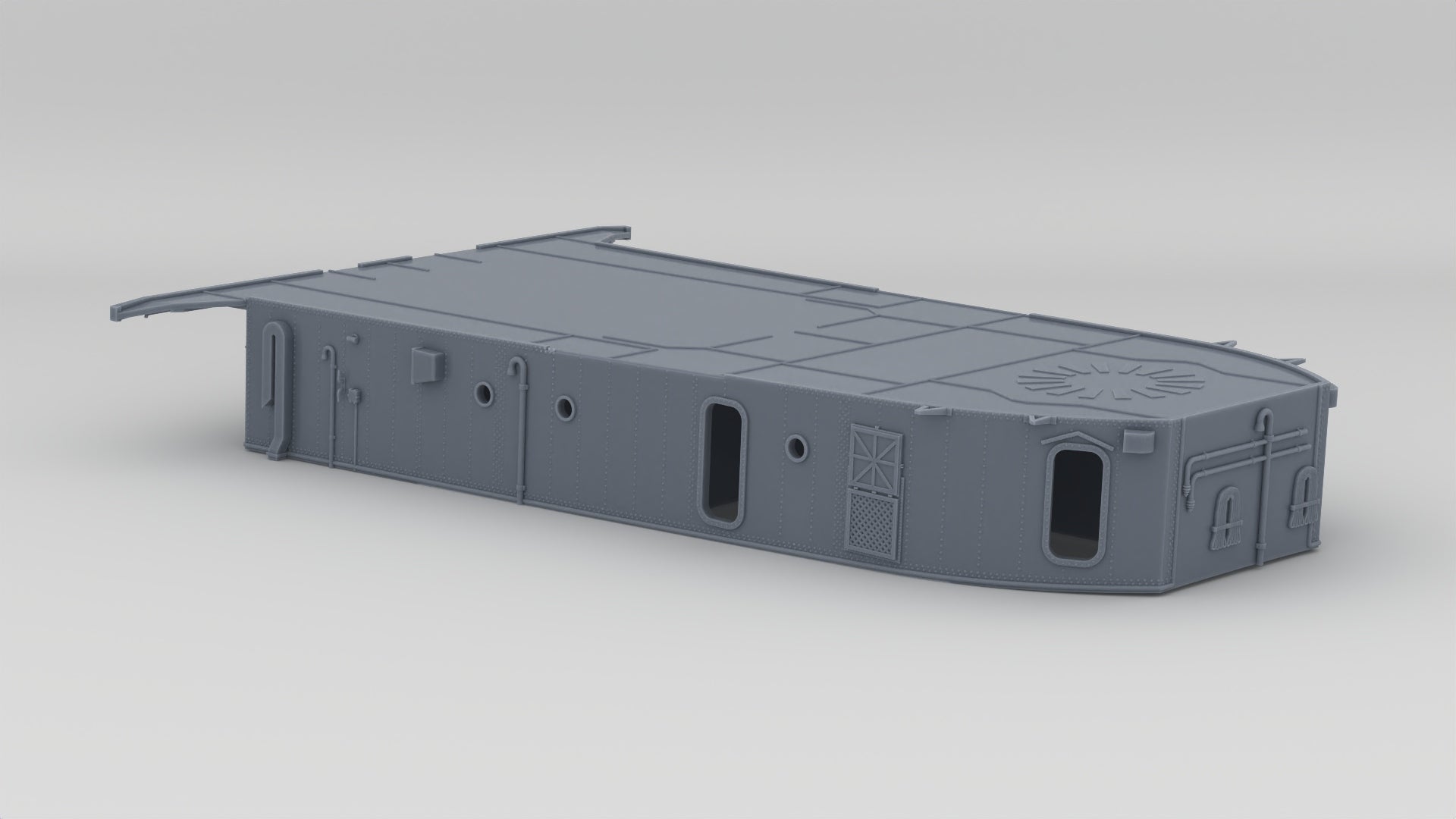 1/96 USS Fletcher Structure Forward Deck 1 Protosoon