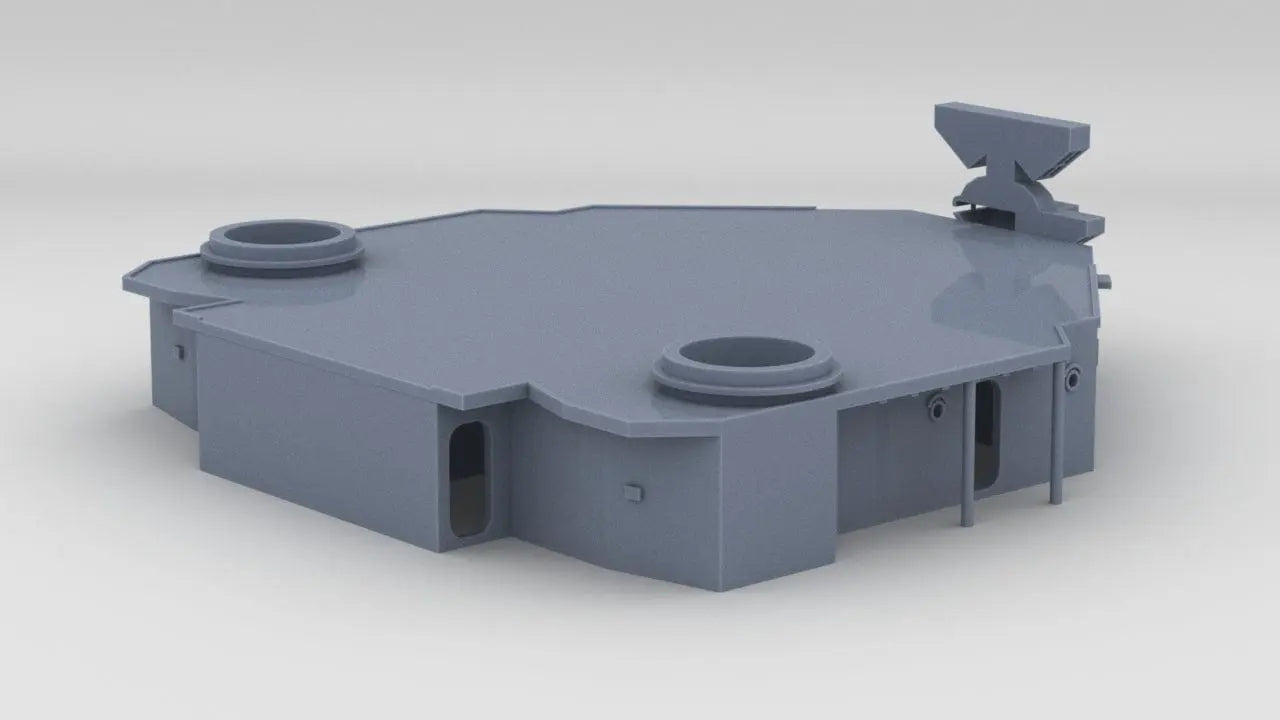 1/96 USS Helena (CL-50) Forward Deck 1 - distefan 3d print