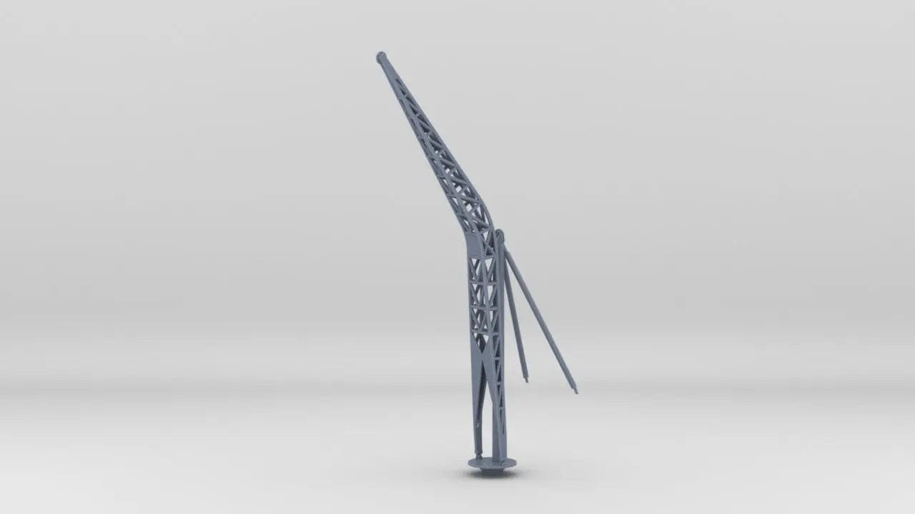 1/96 USS Indianapolis (CA-35) Crane - distefan 3d print