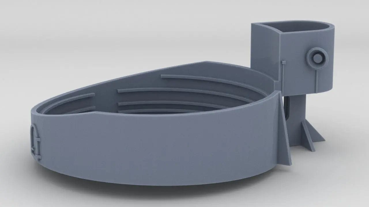 1/96 USS Iowa BB-61 40mm Quad Tub Forecastle (Port) - distefan 3d print