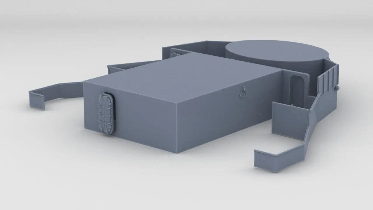 1/96 USS Iowa BB-61 Forward Structure Deck 4 - distefan 3d print