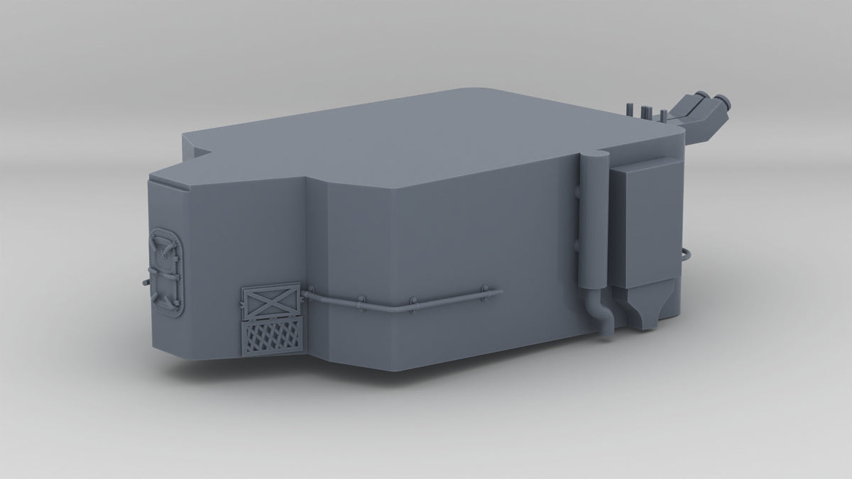 1/96 USS Kidd (DD-661) Forward Bridge Lower Section (Summer 1944) - distefan 3d print