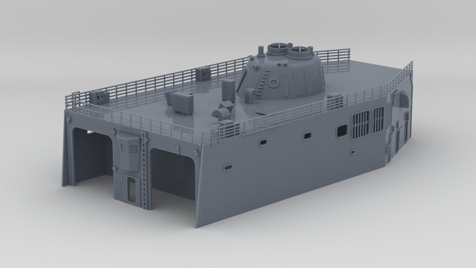 1/96 USS Oliver Hazard Perry Aft Deck Protosoon