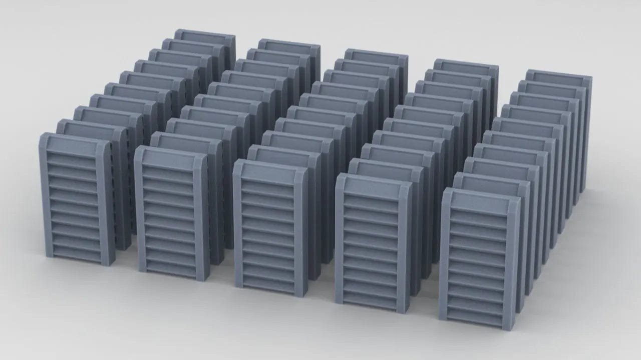 1/96 USS Spruance DD-963 Uptake Vents Set (50pcs) - distefan 3d print