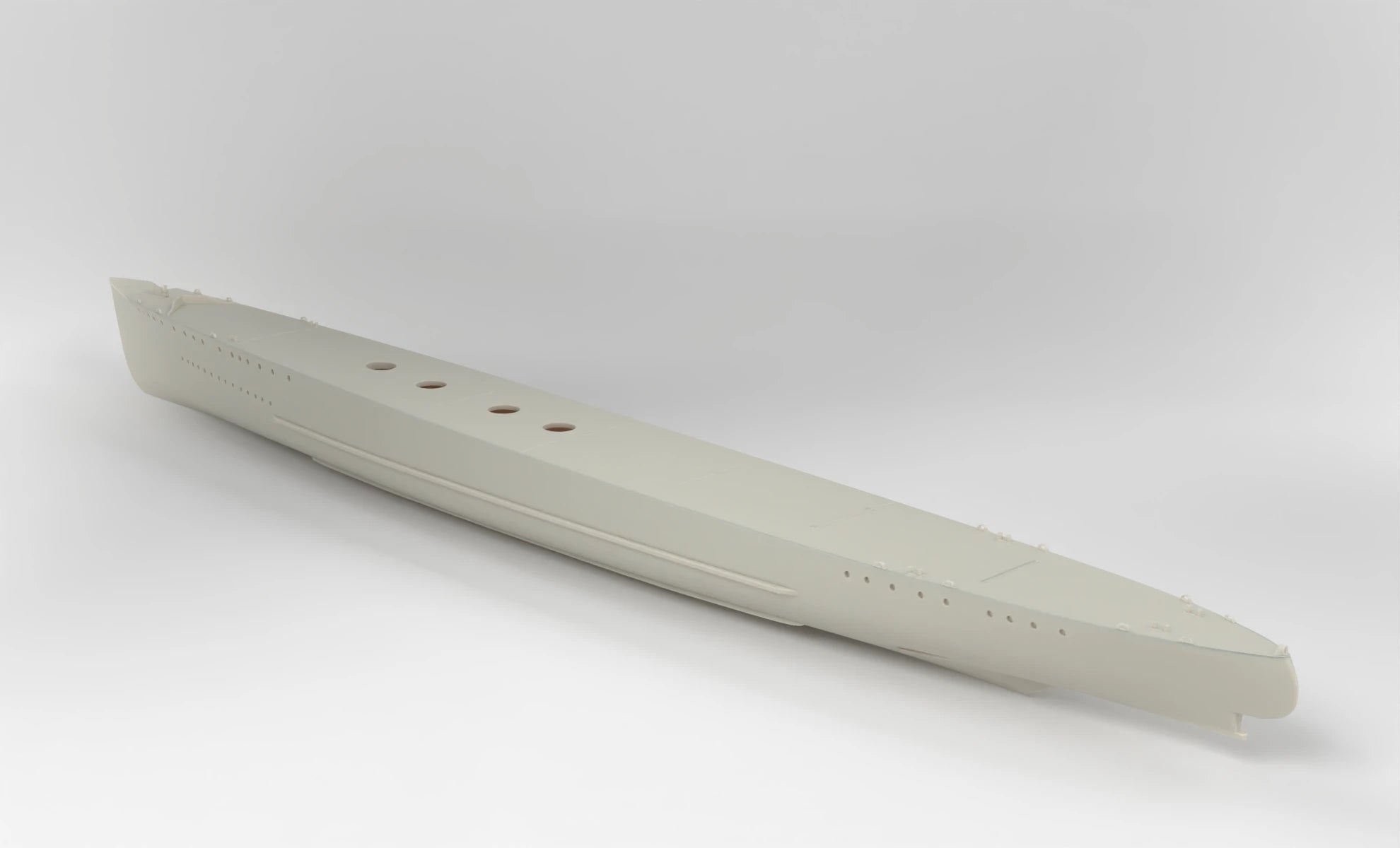 1/96 USS Ward Hull 3dspro
