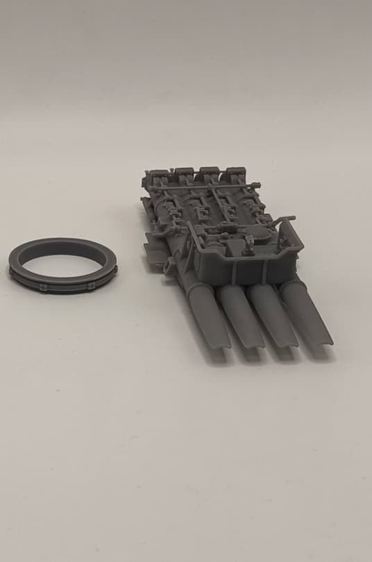 1/72 DKM Quadruple 533 mm Torpedo Tubes Protosoon