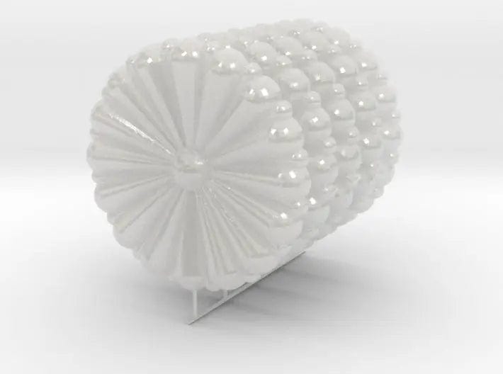 2.5 inch IJN Gold chrysanthemum set 5pcs - distefan 3d print
