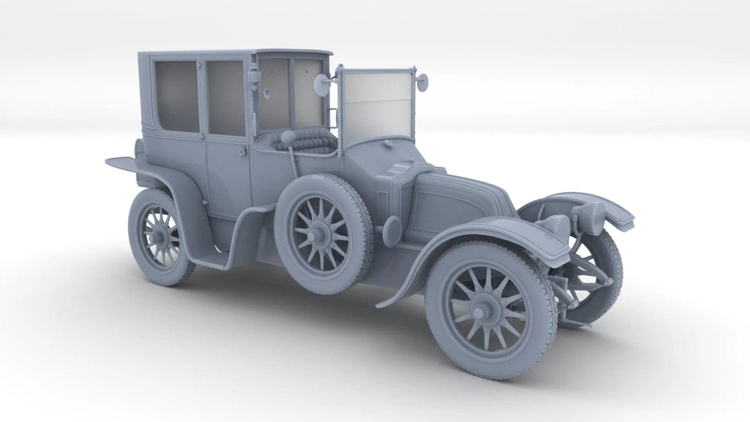 How to Build the 1/18 1912 Renault Type CB Coupe DeVille Kit – Step-by-Step Assembly Guide