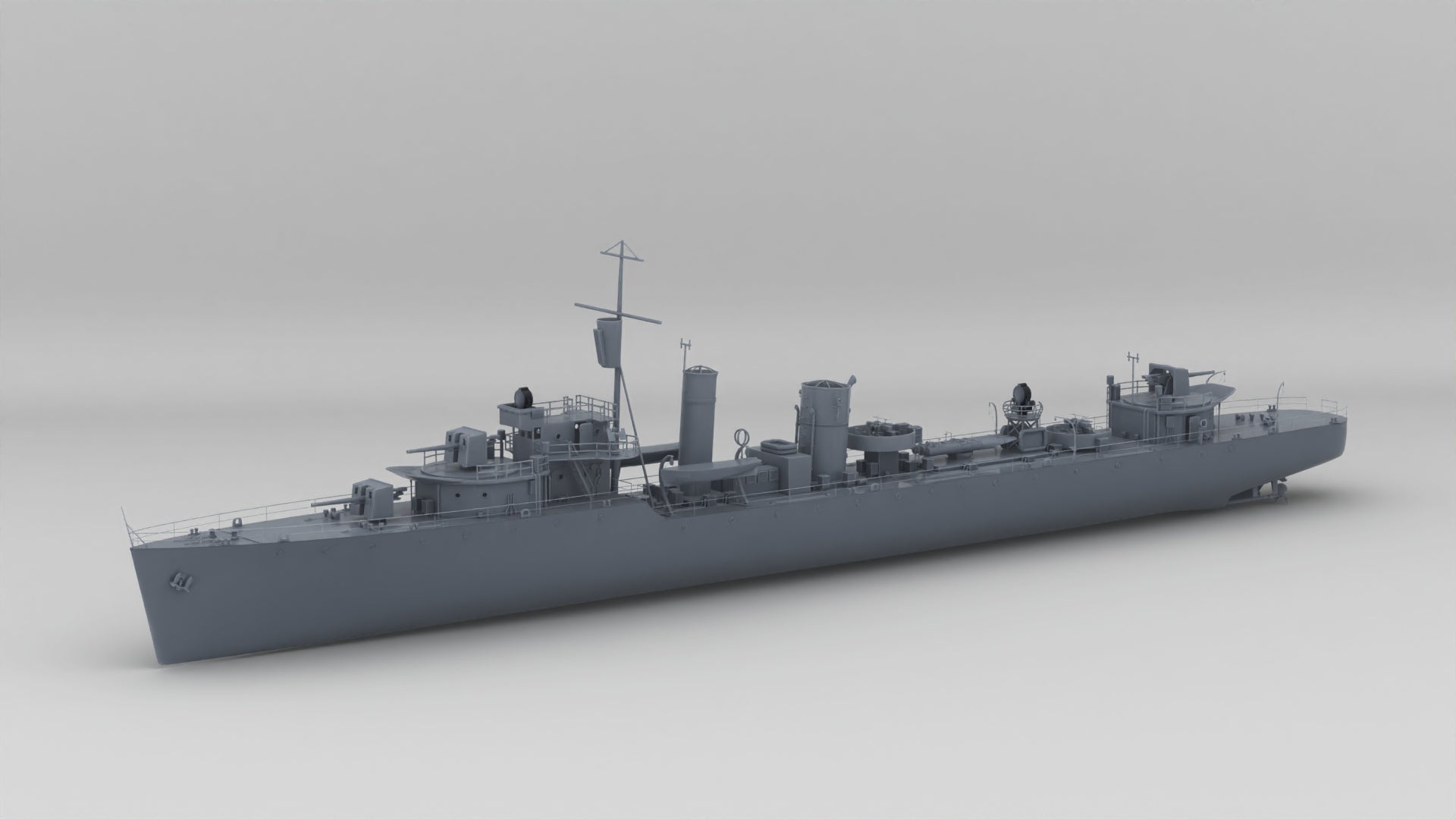 RN-V-W-Class-Destroyer distefan 3d print