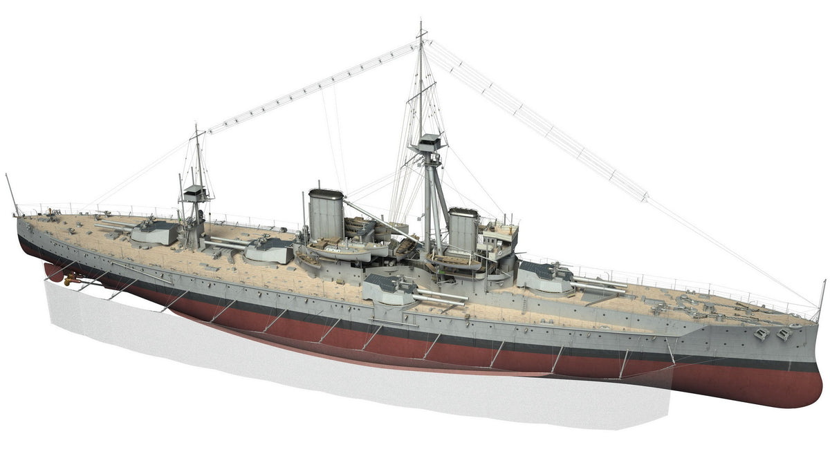 HMS Battleship Dreadnought - distefan 3d print