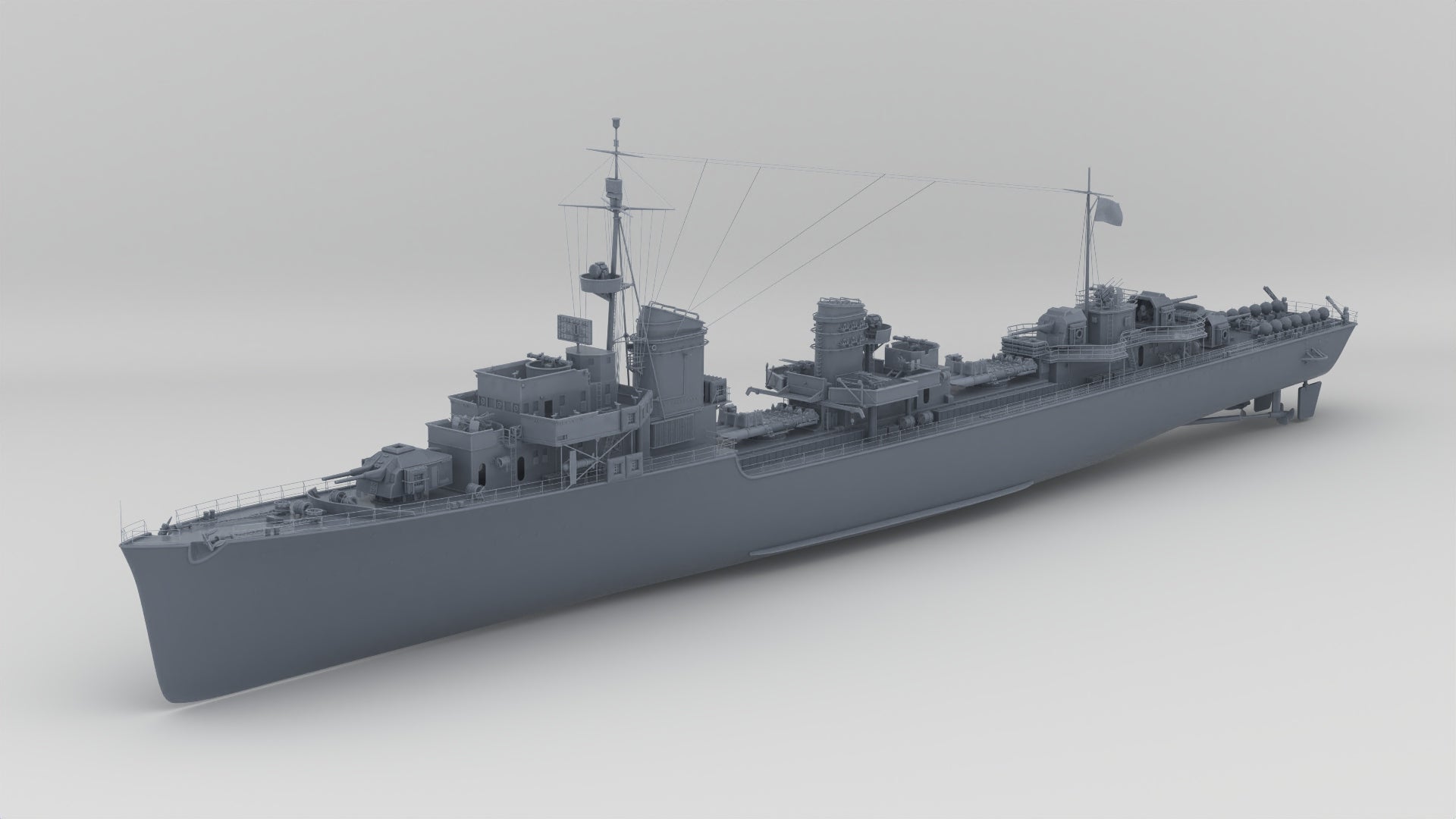 DKM Narvik Class Destroyer - distefan 3d print