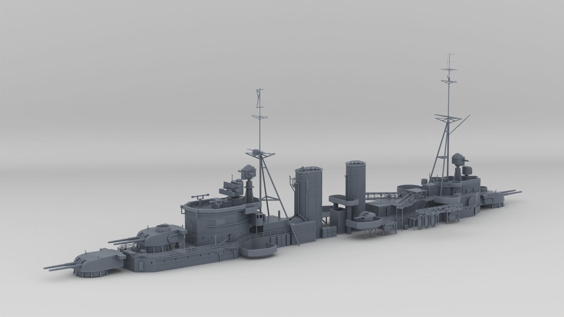 HMS Heavy Cruiser Exeter 1942 Get it now - distefan 3d print