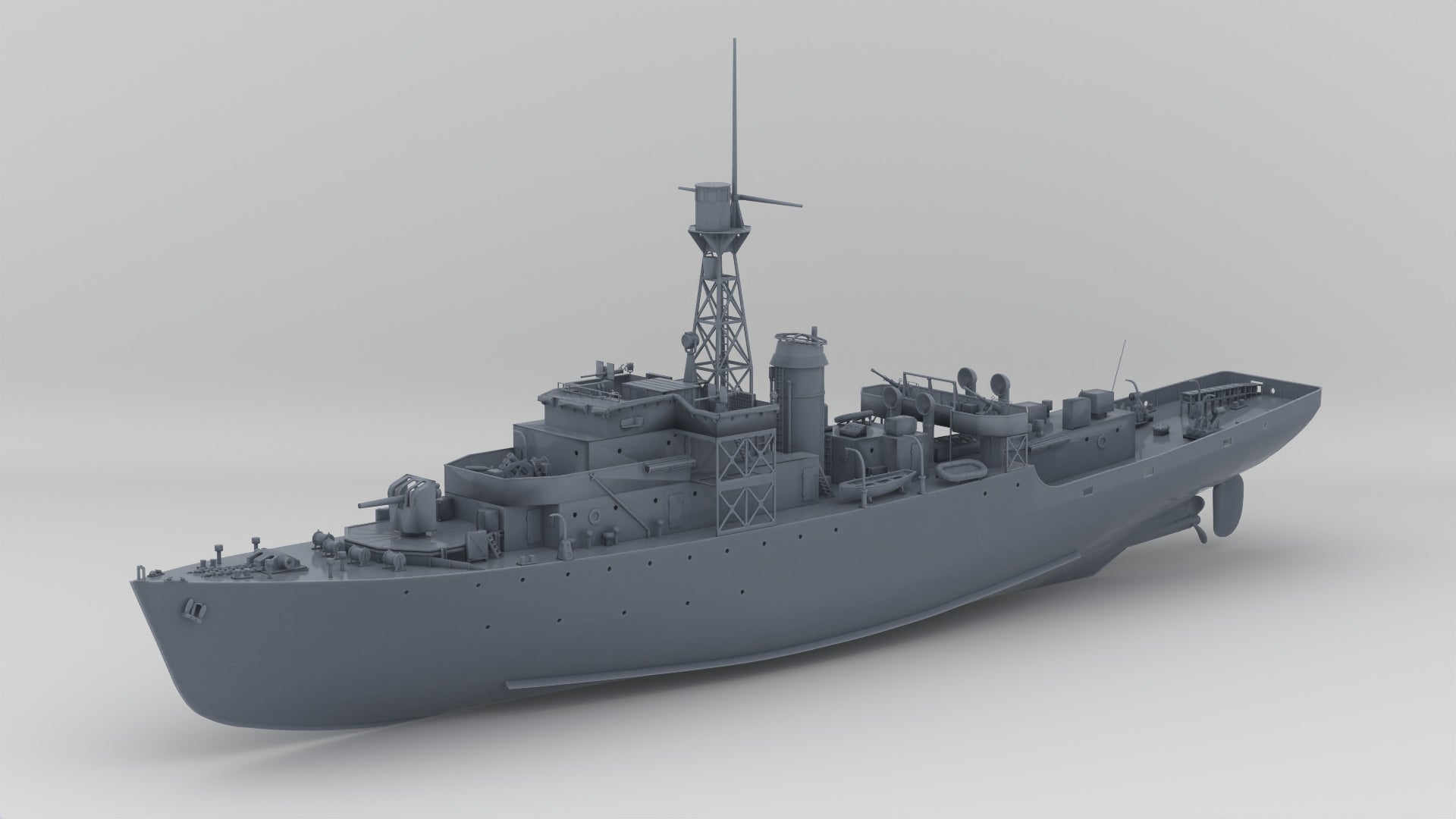 HMS Castle Class Corvette - distefan 3d print