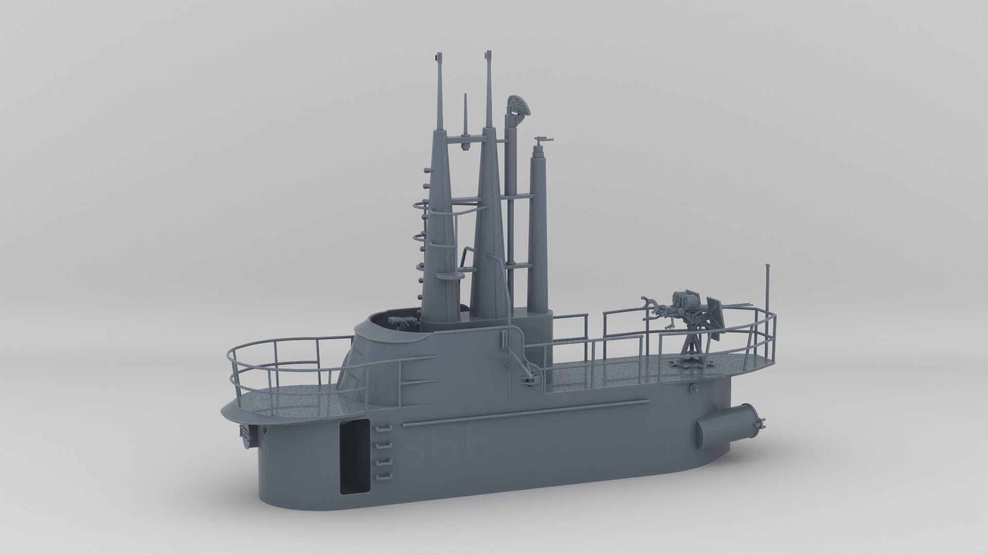 USS Balao Class Submarine - distefan 3d print