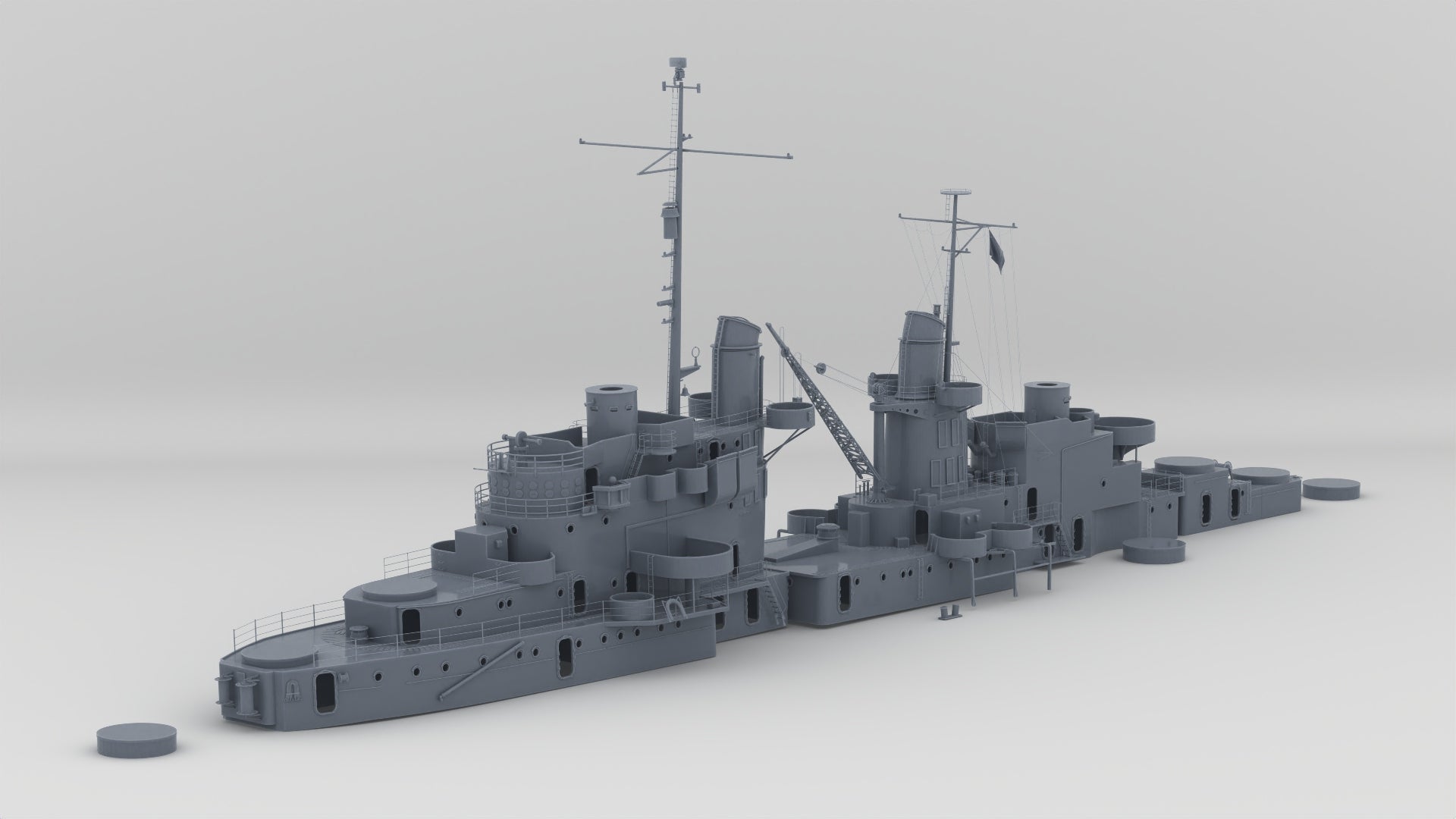 USS Juneau (CL-52) Light Cruiser - distefan 3d print