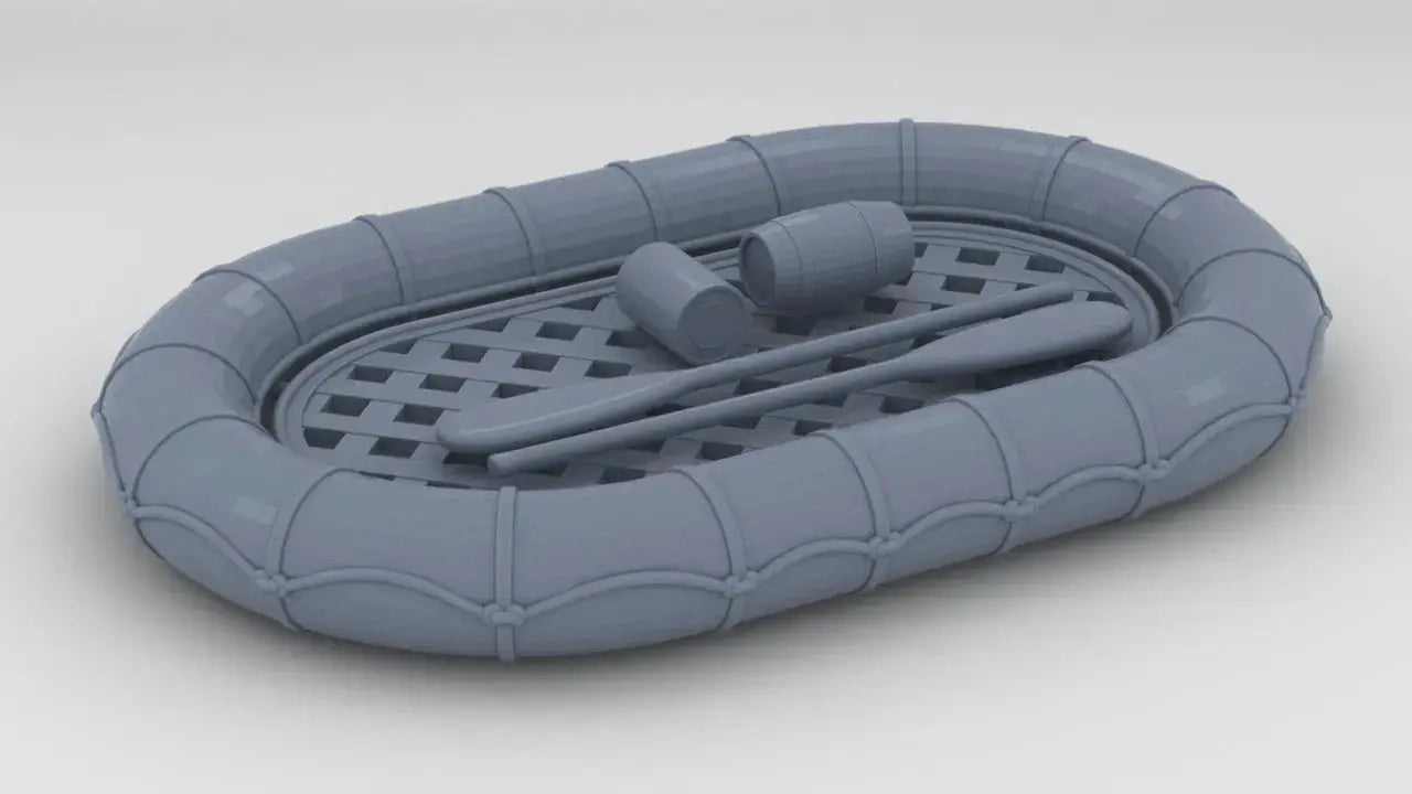 1/10 USN Life Raft Oval Kit 3dspro