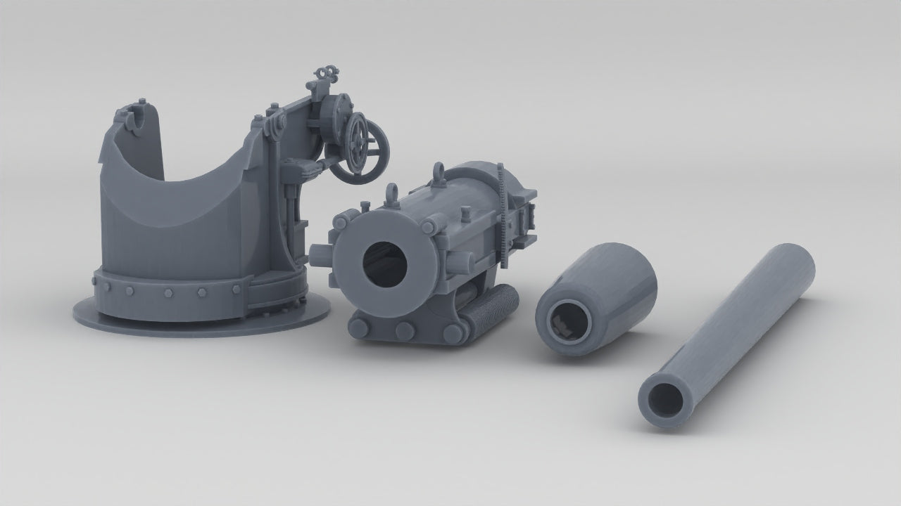 1/72 Russian 152mm /45 Naval Gun Protosoon – alternate view