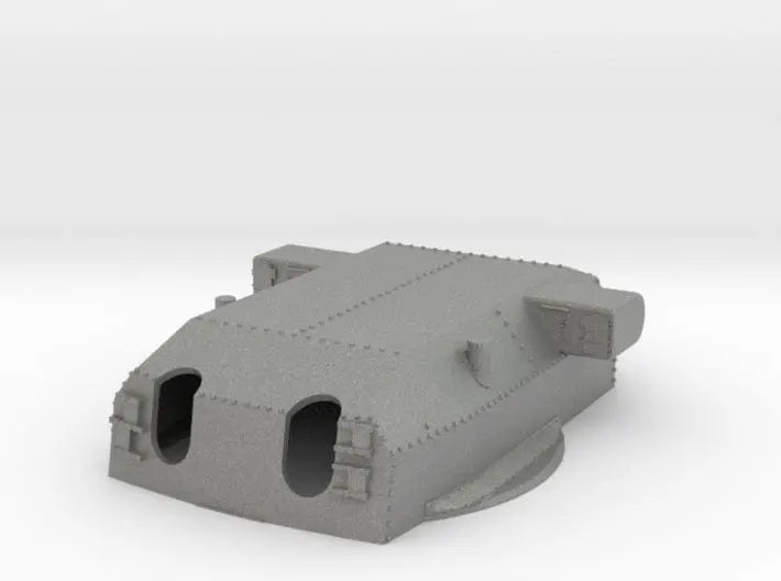 1/100 DKM Bismarck and Tirpitz turret with RF v2 - distefan 3d print