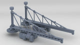 1/100 DKM Bismarck Funnel Side Crane Set