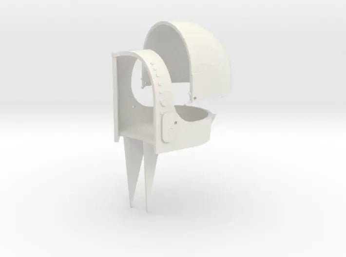 1/100 DKM Bismarck searchlights housing port set - distefan 3d print