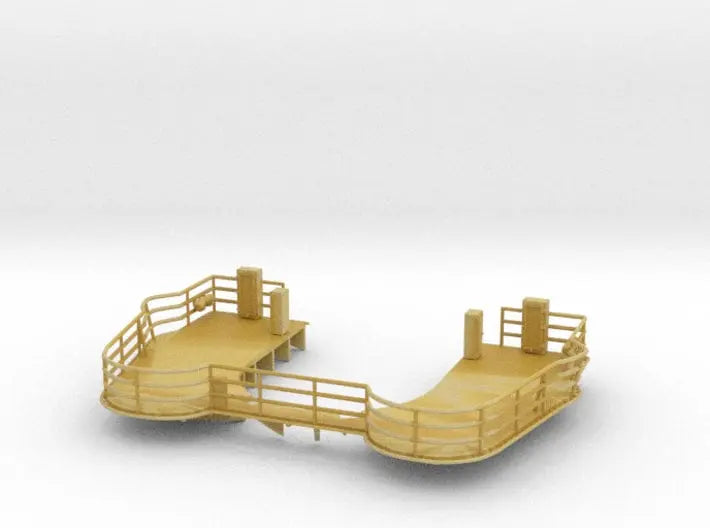 1/100 DKM Bismarck searchlights platform - distefan 3d print